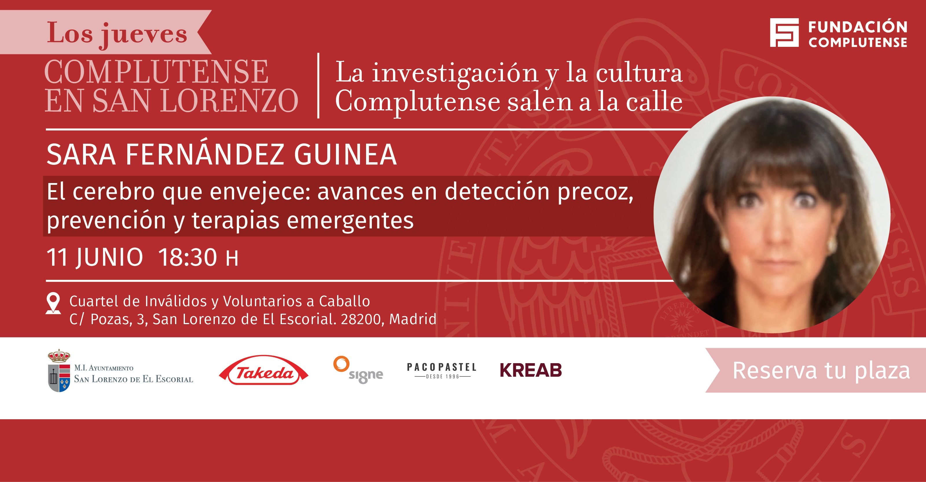 ¡Reserva tu plaza en el próximo Jueves Complutense! 